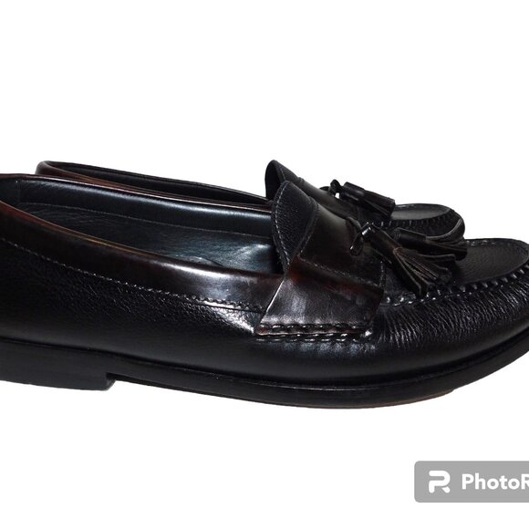Cole Haan Slip On Leather Loafers With Tassels Size 9 main image 7